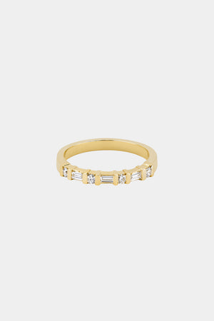 Baguette Diamond Ring | Yellow Gold | Natasha Schweitzer
