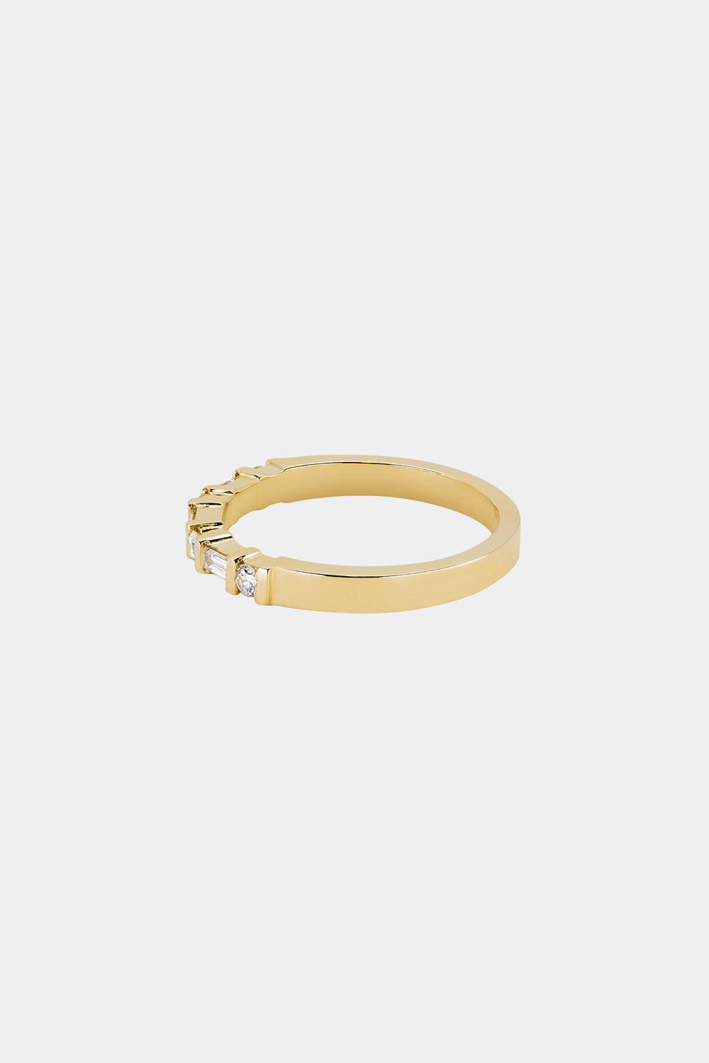 Diamond Baguette Ring | Yellow Gold| Natasha Schweitzer