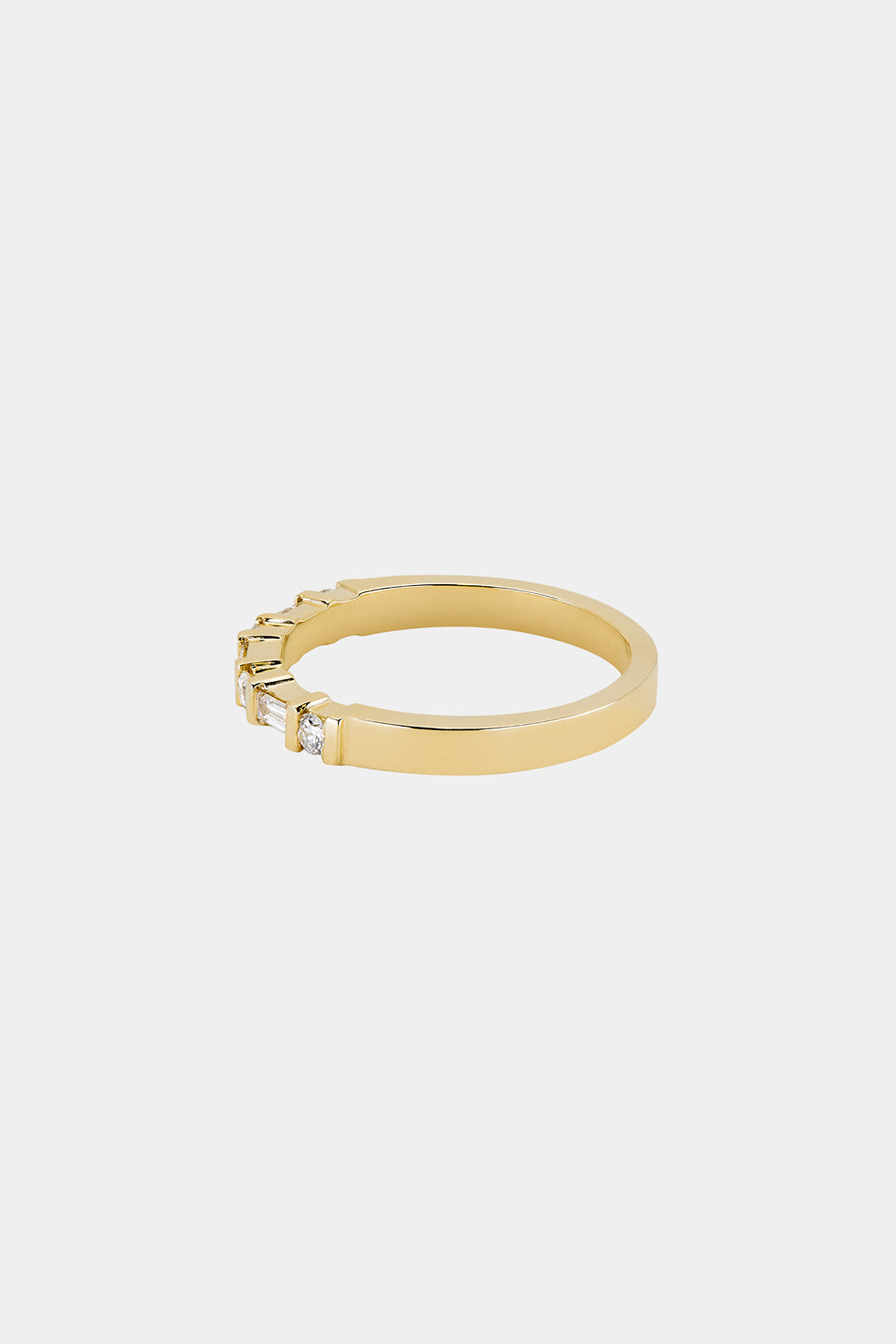 Baguette Diamond Ring | Yellow Gold| Natasha Schweitzer