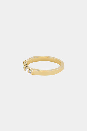 Baguette Diamond Ring | Yellow Gold | Natasha Schweitzer