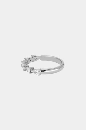 Pear Diamond Ring | 18K White Gold | Natasha Schweitzer