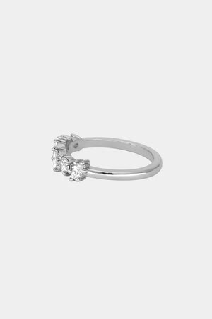 Scattered Diamond Ring | 18K White Gold | Natasha Schweitzer