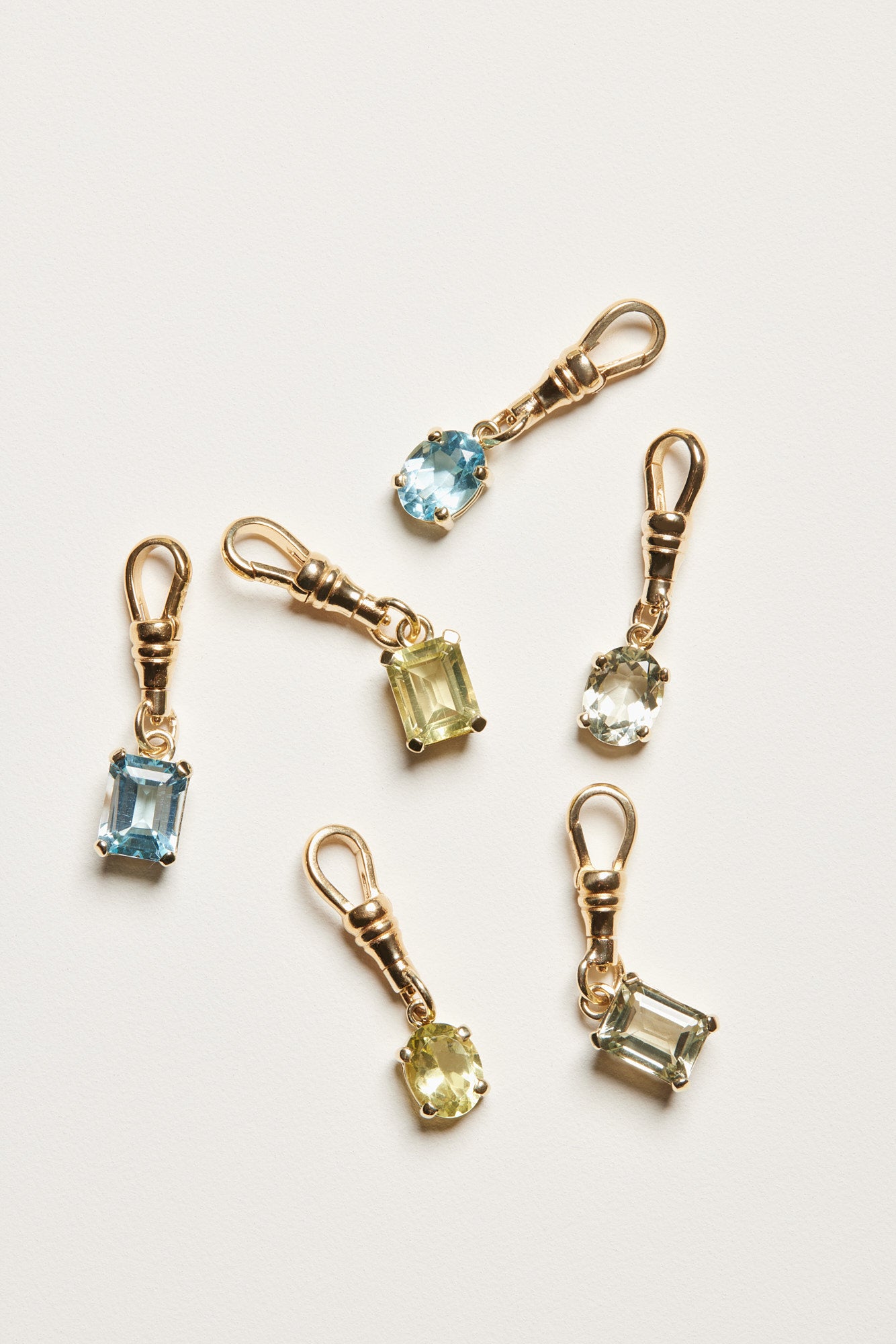 Oval Lemon Quartz Attachment | 9K Yellow Gold| Natasha Schweitzer