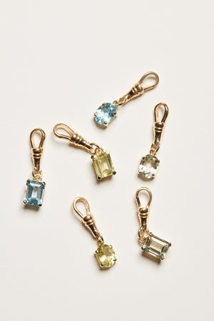 Oval Lemon Quartz Attachment | 9K Yellow Gold | Natasha Schweitzer