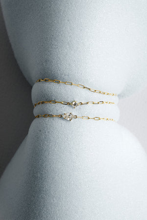 Mina Round Diamond Bracelet | 18K Yellow Gold | Natasha Schweitzer