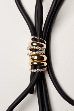 Double Band Georgie Ring | 18K Yellow Gold | Natasha Schweitzer