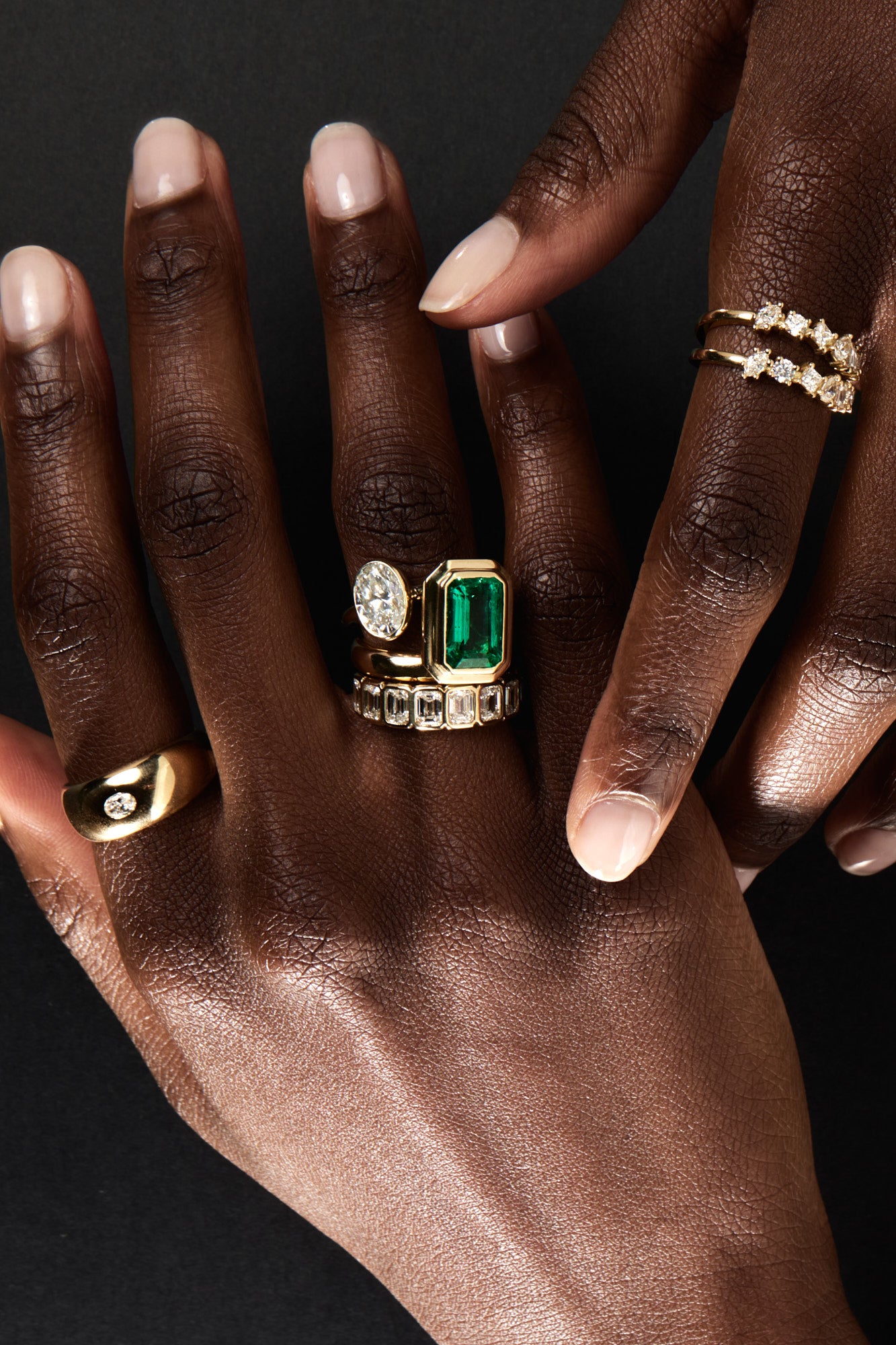 Blob Ring with Diamond | Yellow Gold| Natasha Schweitzer