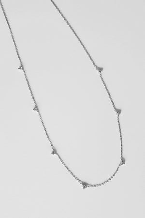 7 Round Diamond Necklace | White Gold | Natasha Schweitzer