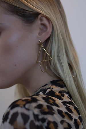 Alex Earrings | Gold Plated | Natasha Schweitzer