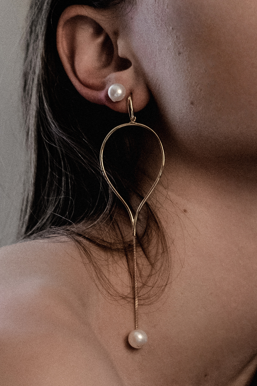 Aqua Drop Earrings | Gold Plated| Natasha Schweitzer