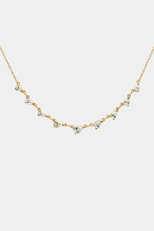 Arwen Pear Diamond Necklace | 18K Yellow Gold | Natasha Schweitzer