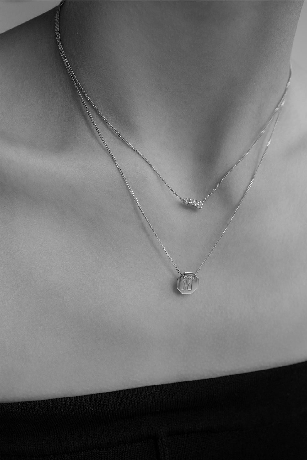 Aurora Necklace | White Gold| Natasha Schweitzer