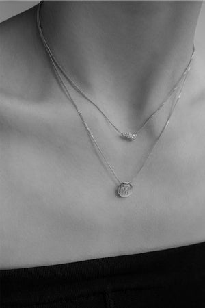 Aurora Necklace | White Gold | Natasha Schweitzer