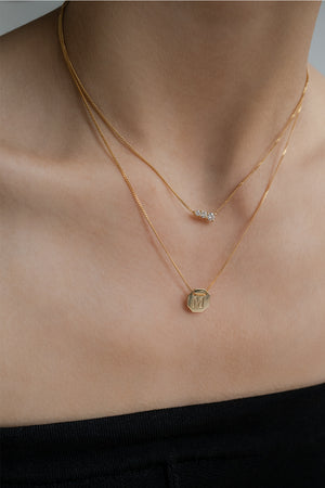 Aurora Necklace | Yellow Gold | Natasha Schweitzer