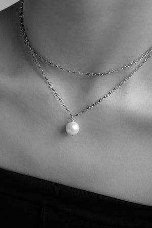 Daria Pearl Choker | Silver | Natasha Schweitzer