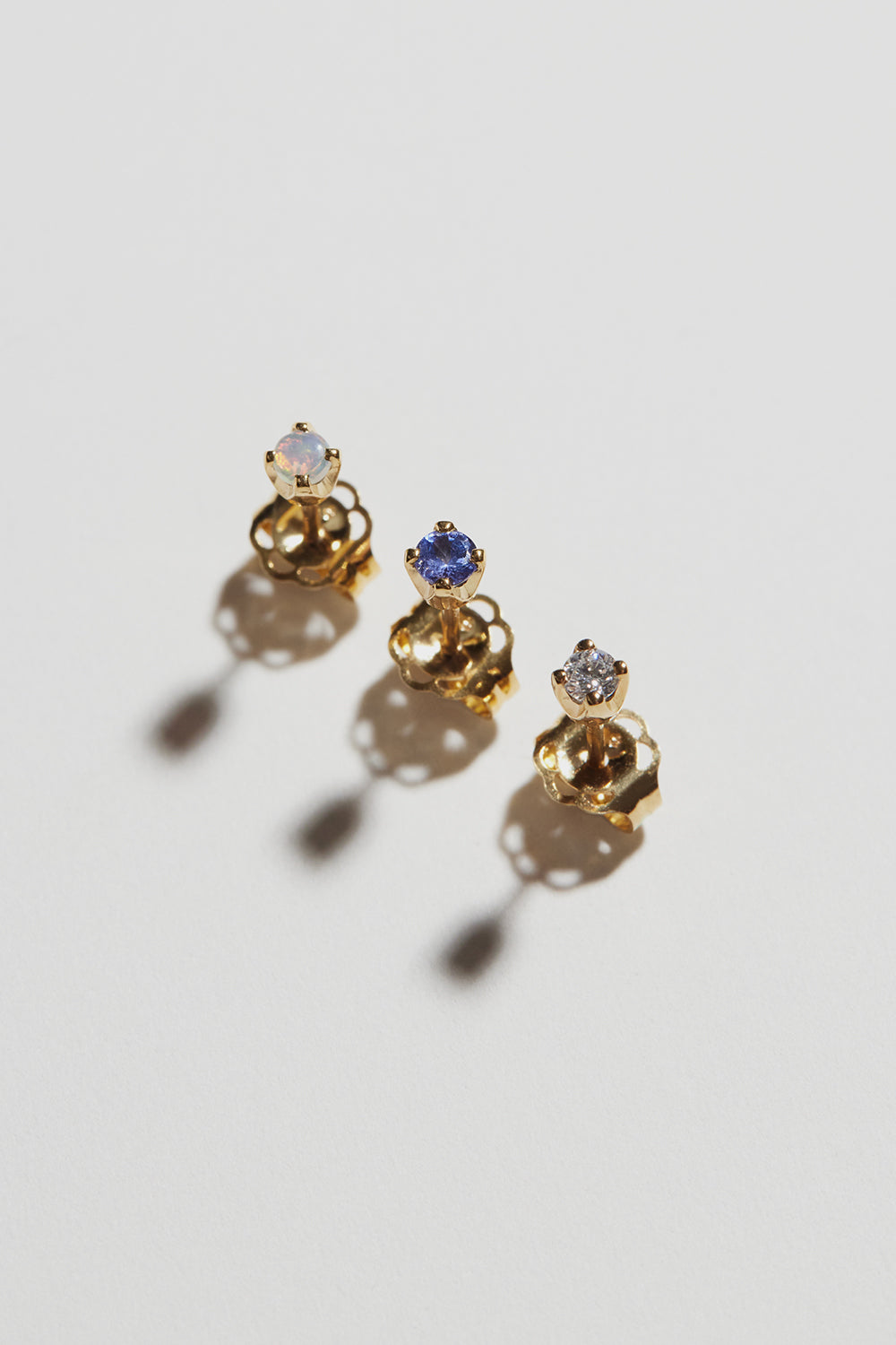 Birthstone Earrings | 9K Yellow Gold| Natasha Schweitzer