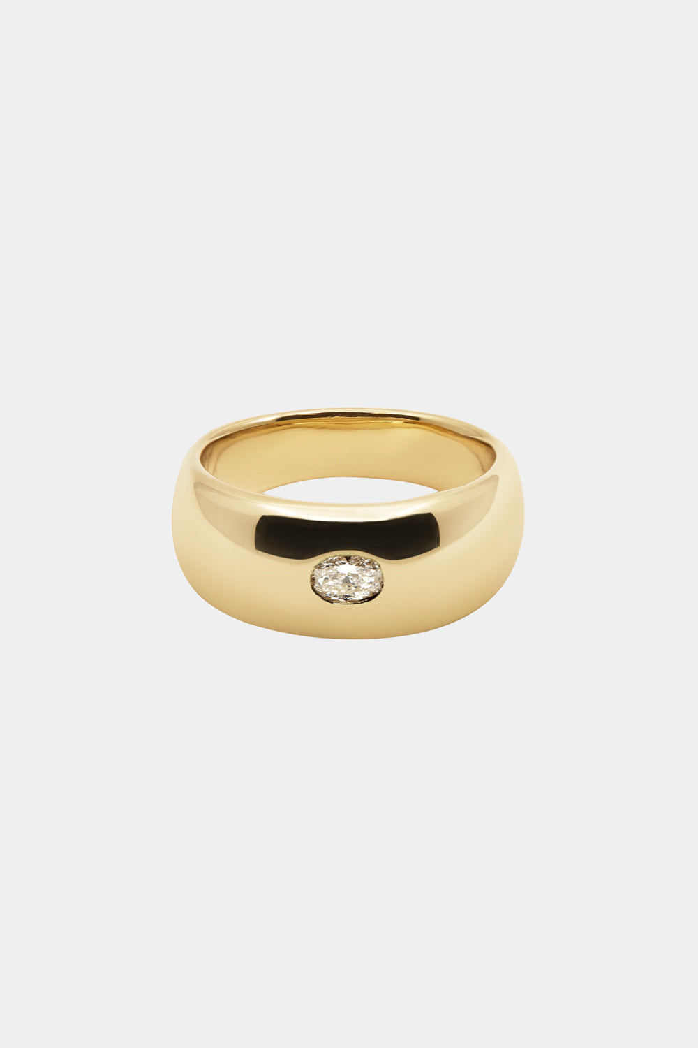 Blob Ring with Diamond | Yellow Gold| Natasha Schweitzer
