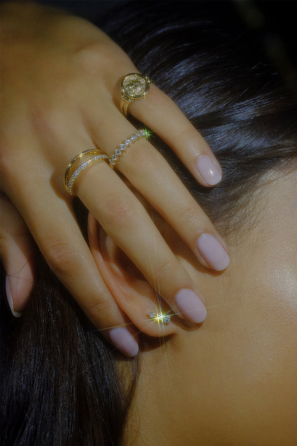 Double Band Harley Ring | Yellow Gold| Natasha Schweitzer