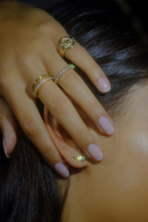 Double Band Harley Ring | Yellow Gold | Natasha Schweitzer