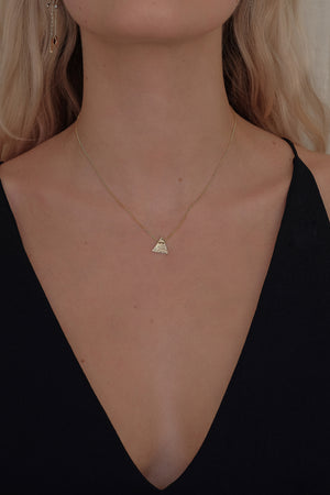 Earth Element Necklace | 9K Gold | Natasha Schweitzer