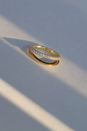 Double Band Harley Ring | Yellow Gold | Natasha Schweitzer