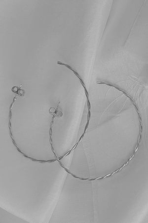 Helix Earrings Large | Silver | Natasha Schweitzer