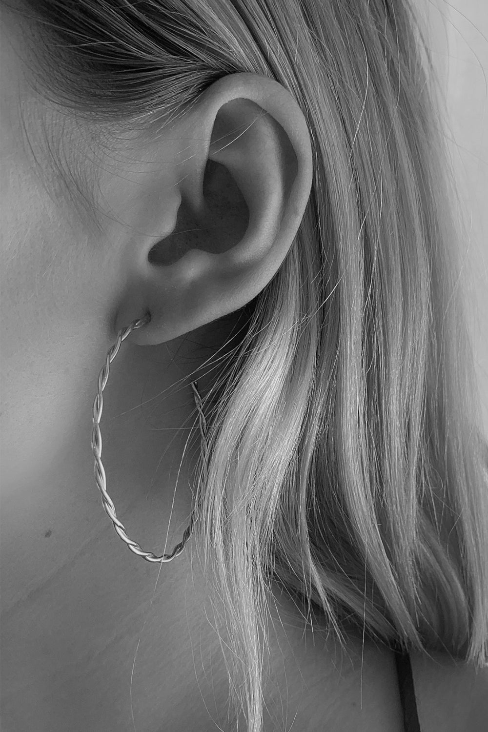 Helix Earrings Large | Silver| Natasha Schweitzer
