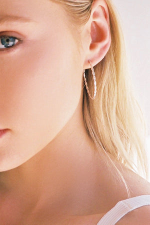 Helix Earrings Medium | Silver | Natasha Schweitzer