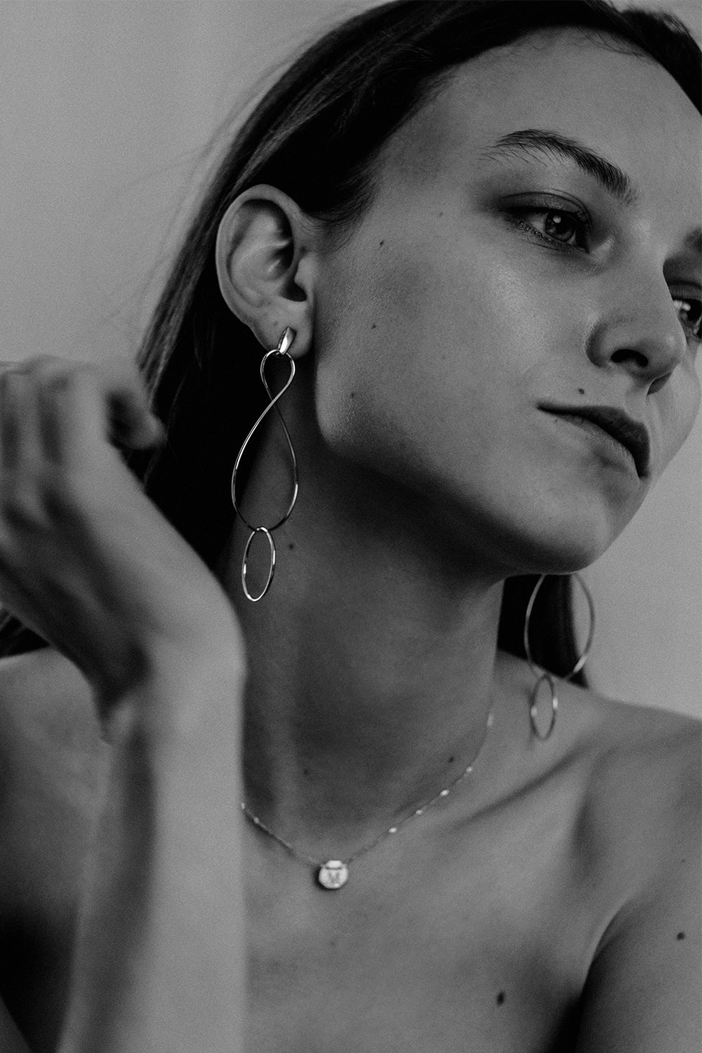 Infinity Twist Earrings | Silver| Natasha Schweitzer