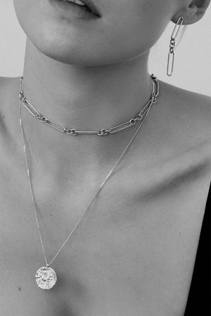 Lennox Necklace | Silver or 9K White Gold, More Options Available | Natasha Schweitzer