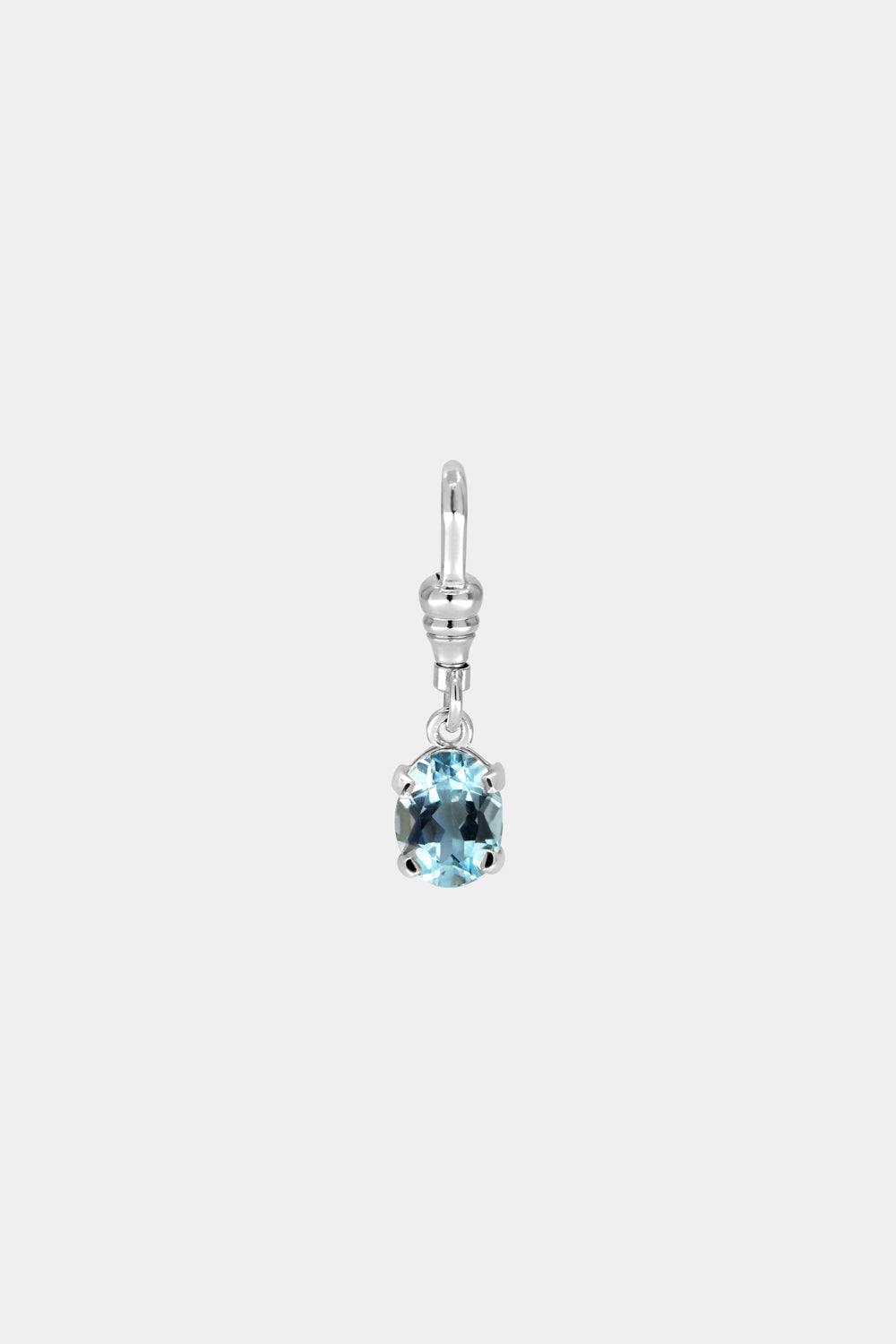 Oval Topaz Attachment | Silver