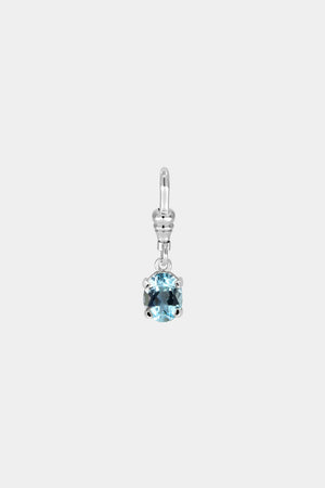 Oval Topaz Attachment | Silver | Natasha Schweitzer
