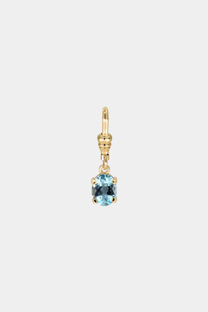 Oval Topaz Attachment | 9K Yellow Gold | Natasha Schweitzer