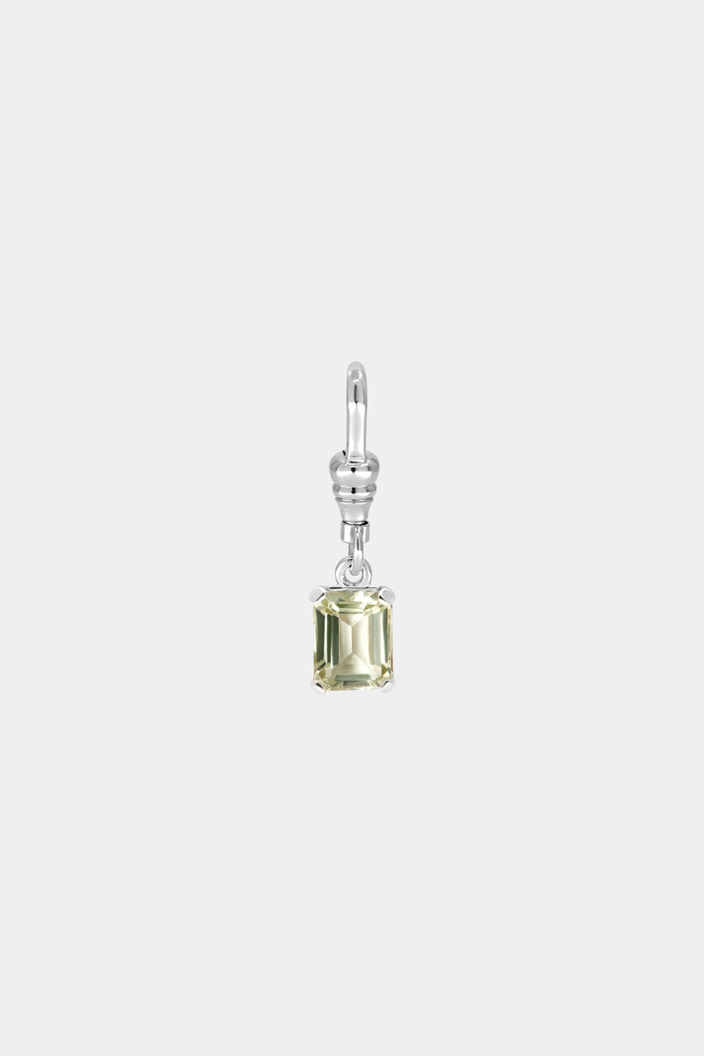 Rectangle Mint Quartz Attachment | Silver