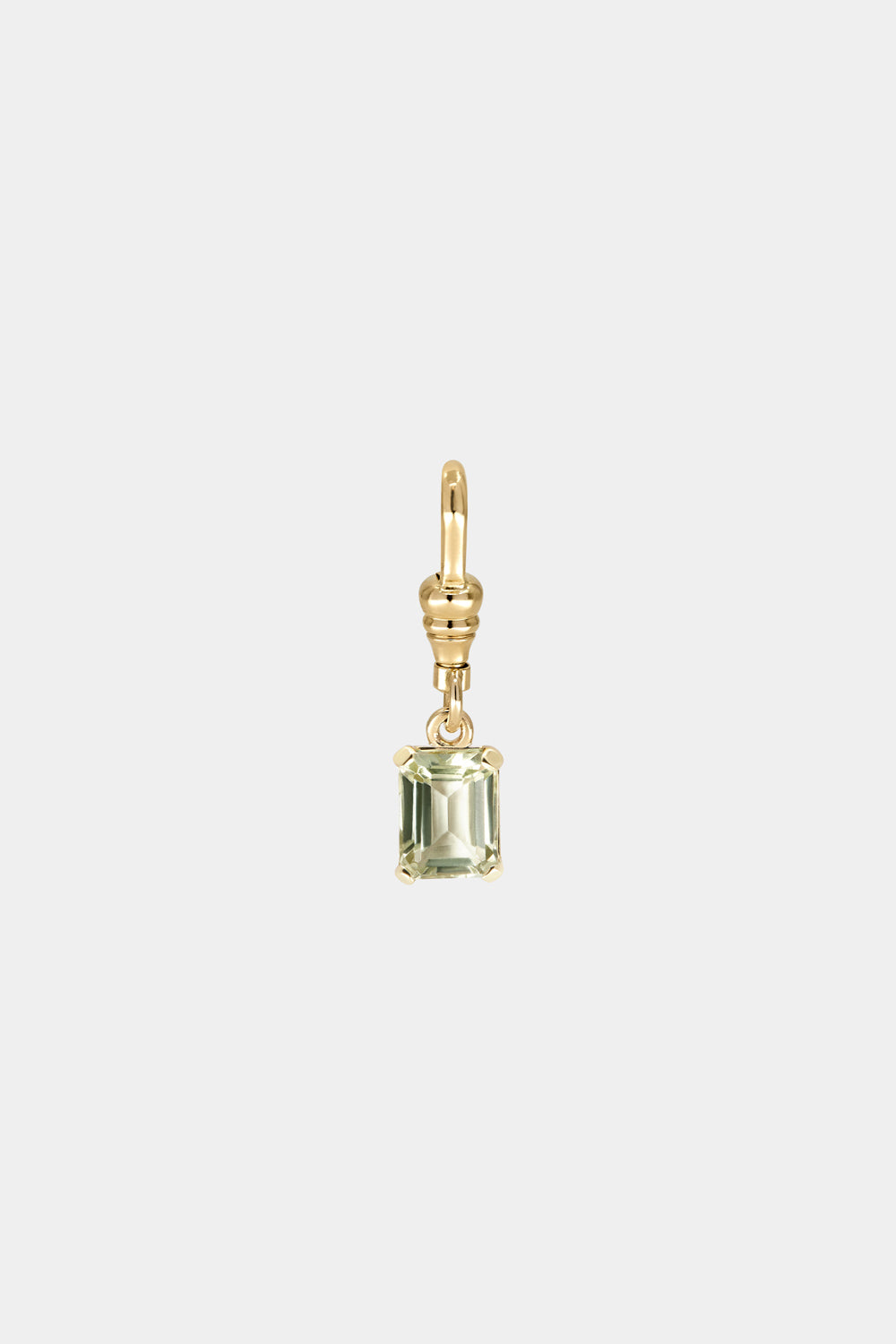 Rectangle Mint Quartz Attachment | 9K Yellow Gold