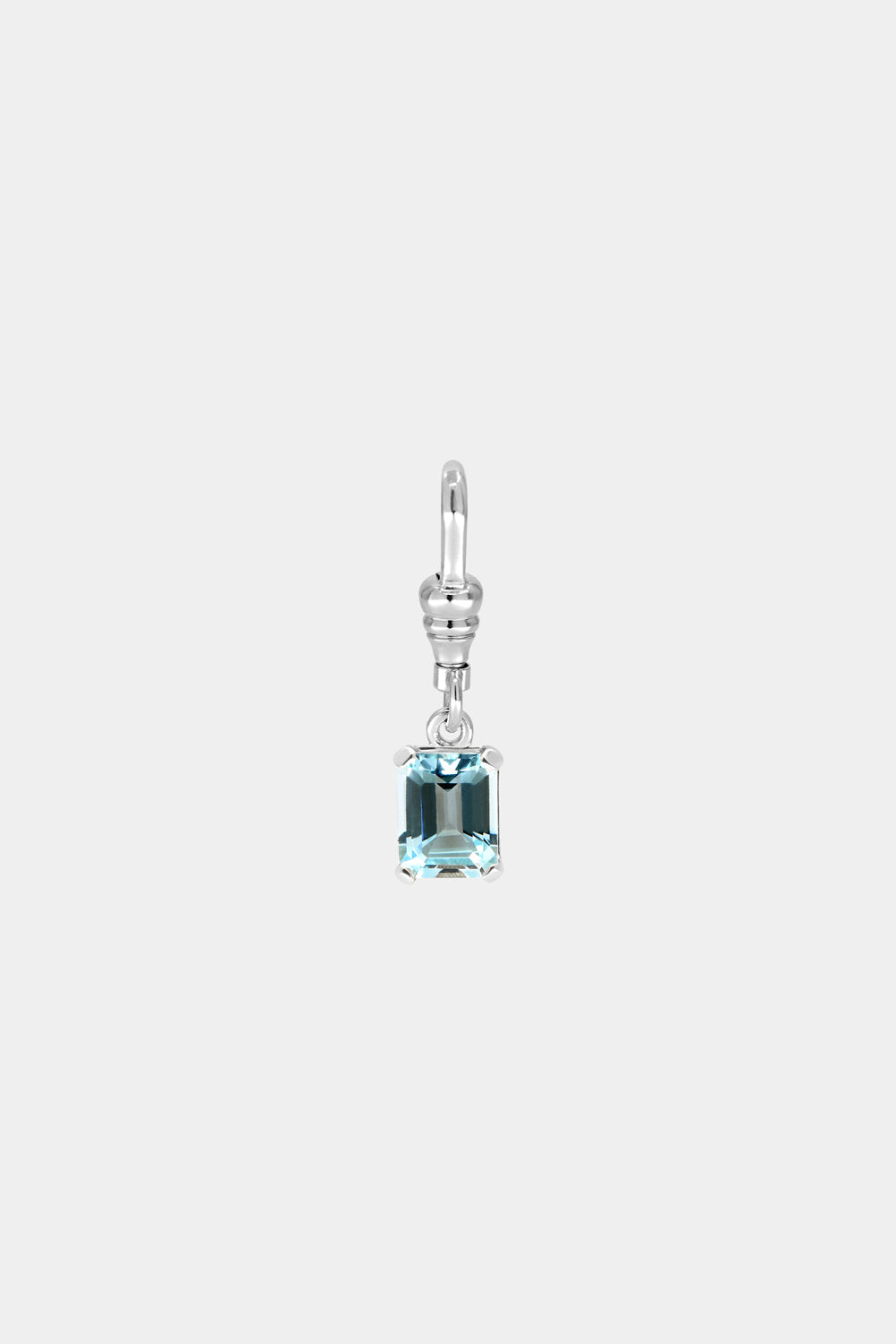 Rectangle Topaz Attachment | Silver