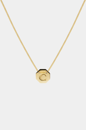 Letter Necklace | 9K Gold | Natasha Schweitzer