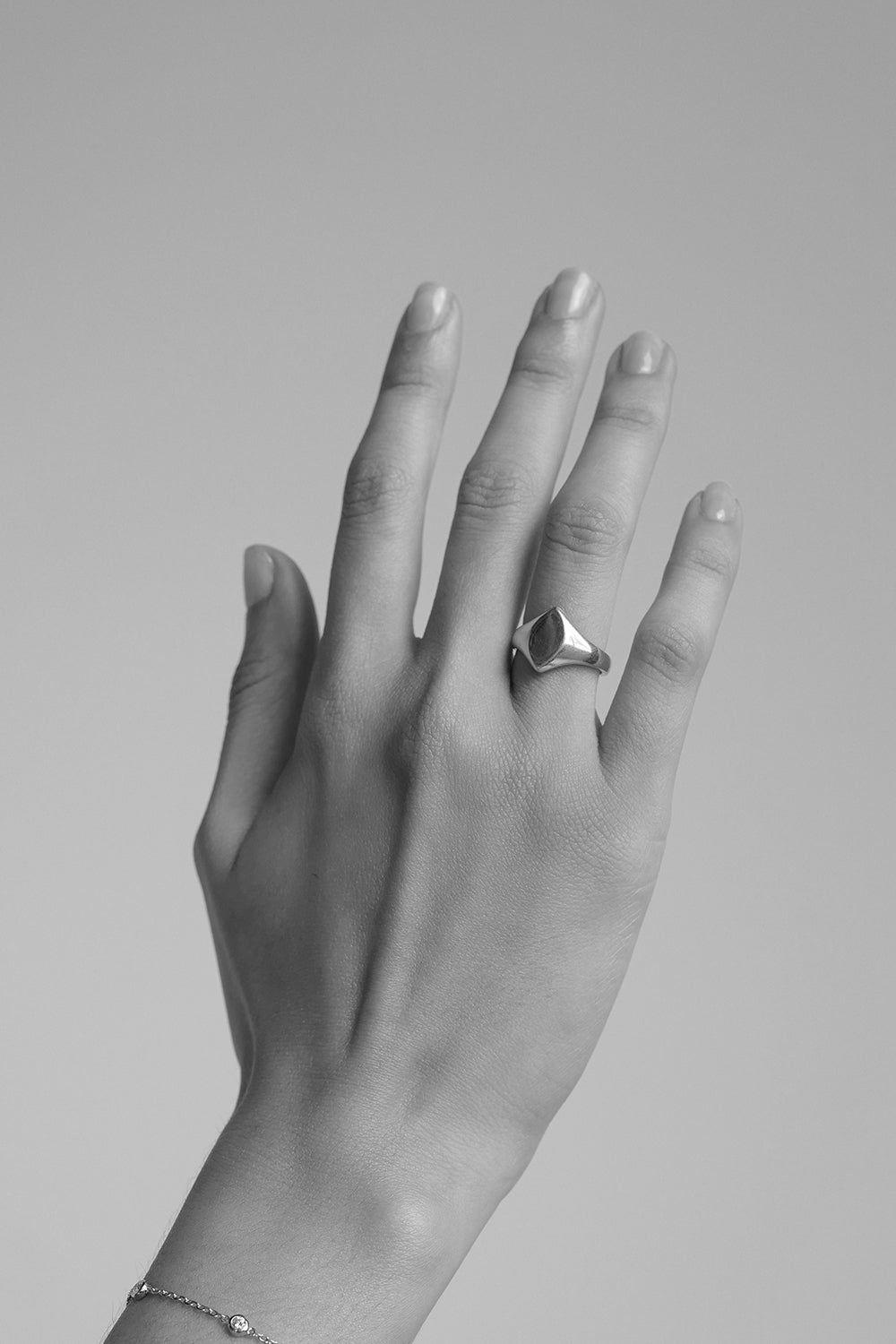 Marquise Signet Ring | Silver| Natasha Schweitzer