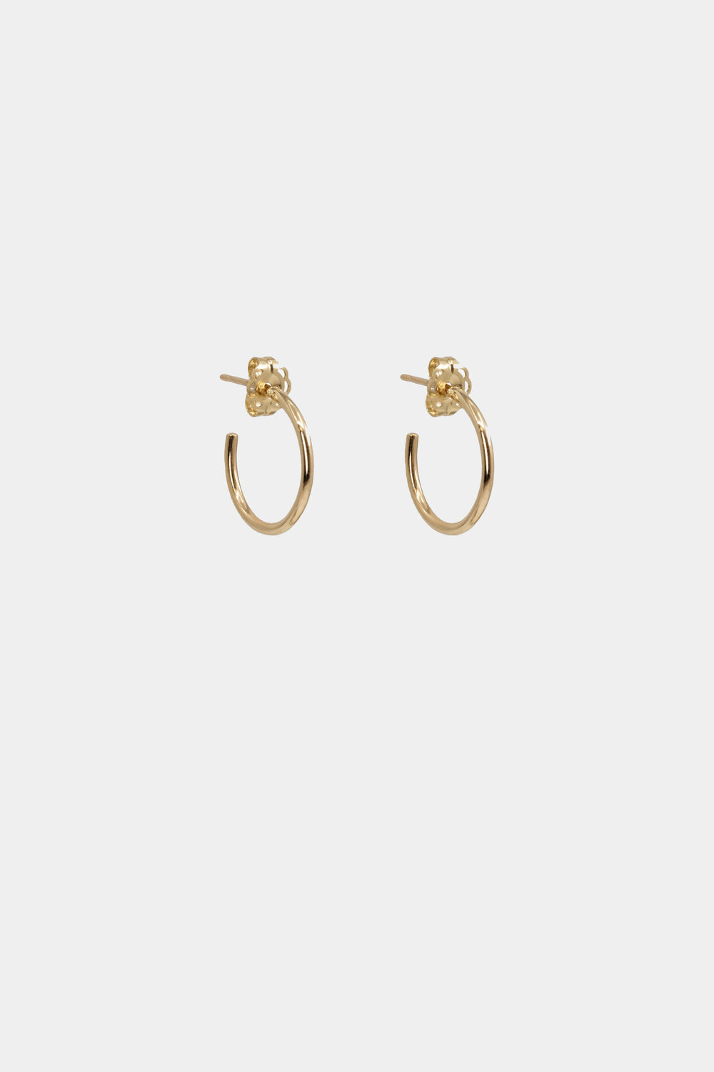 Mini Hoop Earrings | 9K Yellow Gold