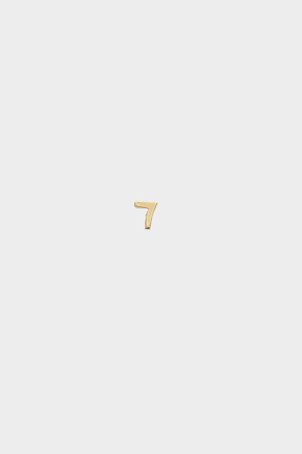 Number Stud | 9K Yellow Gold| Natasha Schweitzer