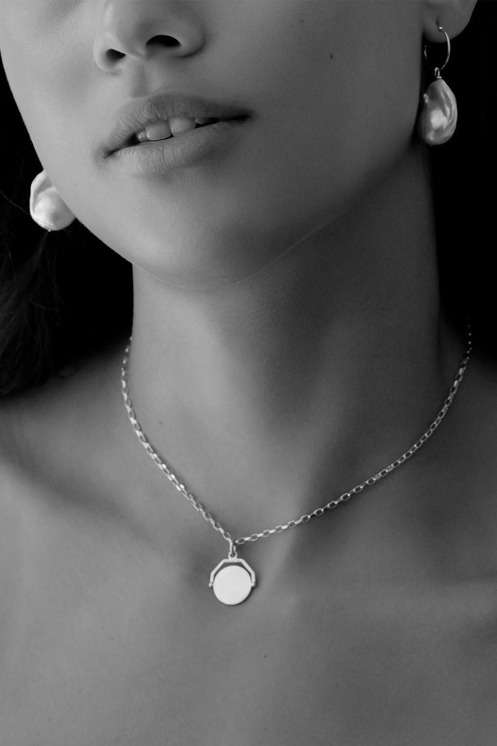 Odette Spinner Necklace | Silver| Natasha Schweitzer