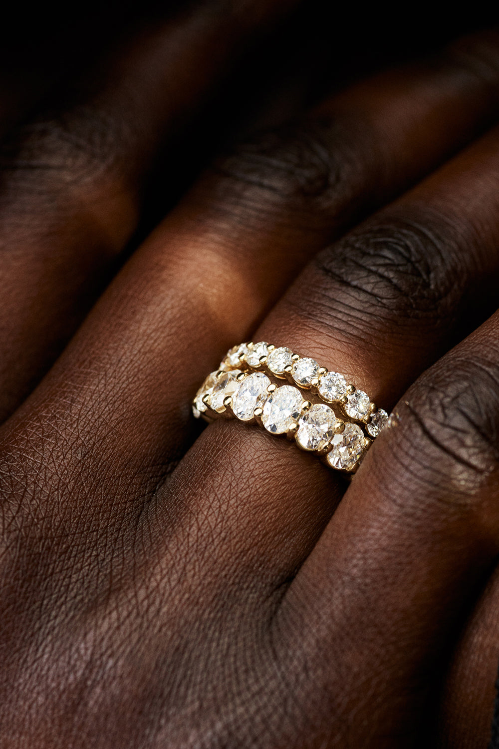 Eternity Ring Types Of Wedding Rings For Her Oval Diamond Eternity