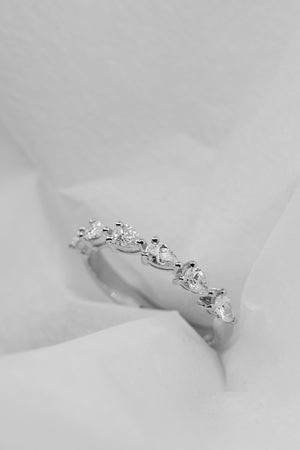 Pear Diamond Ring | 18K White Gold | Natasha Schweitzer