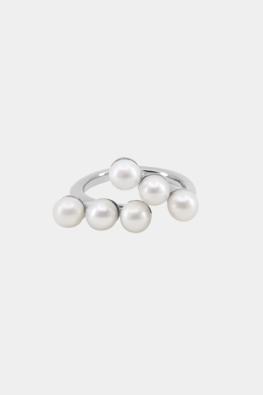 Pearl Janie Wrap Ring | Silver