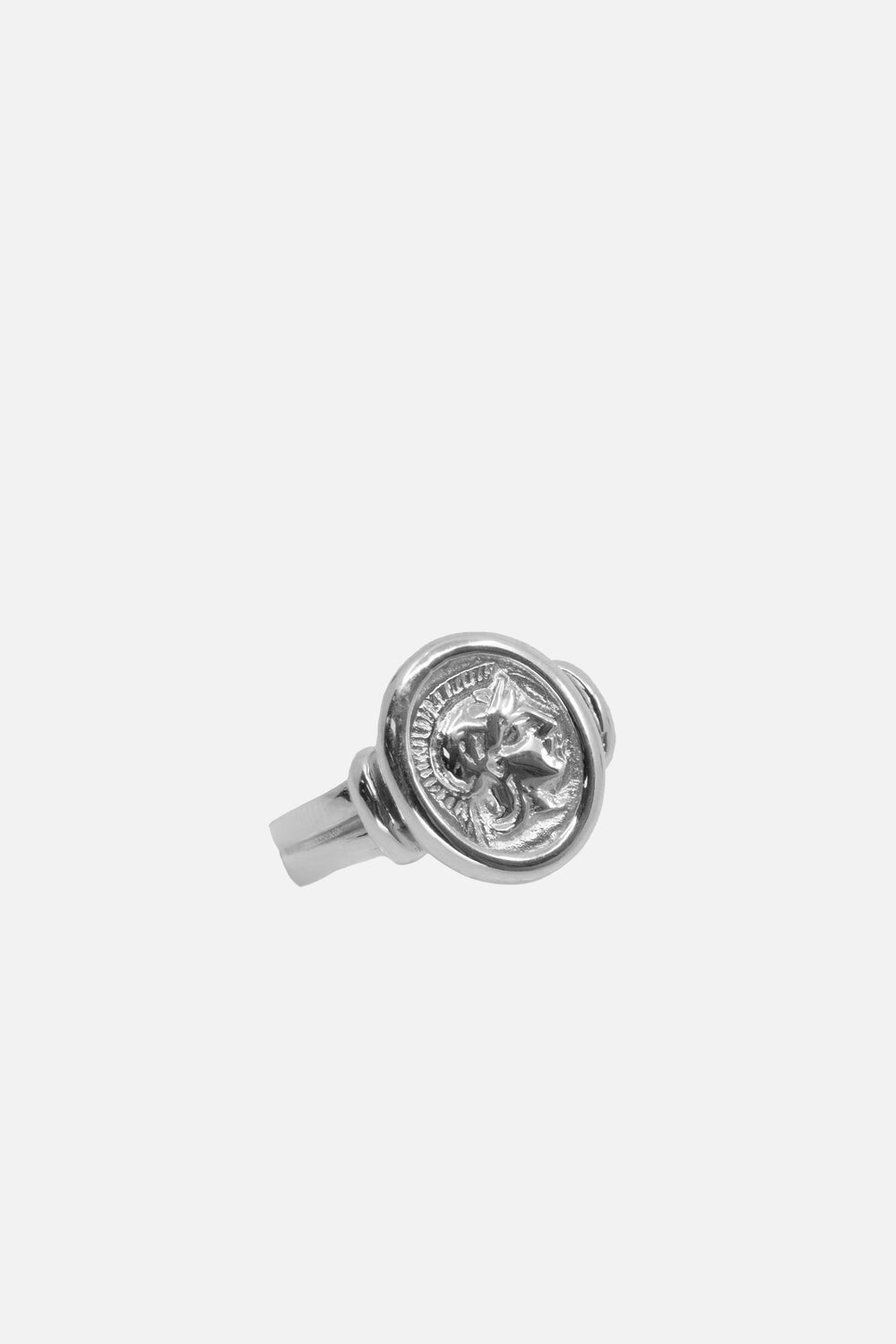 Roman Oval Coin Ring | Silver| Natasha Schweitzer