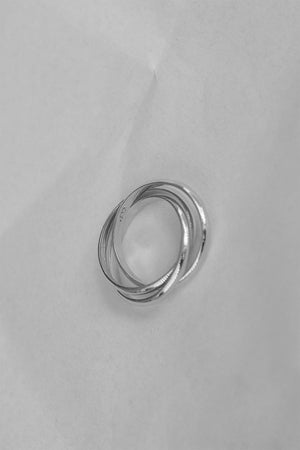 Sascha Triple Band Ring | Silver | Natasha Schweitzer