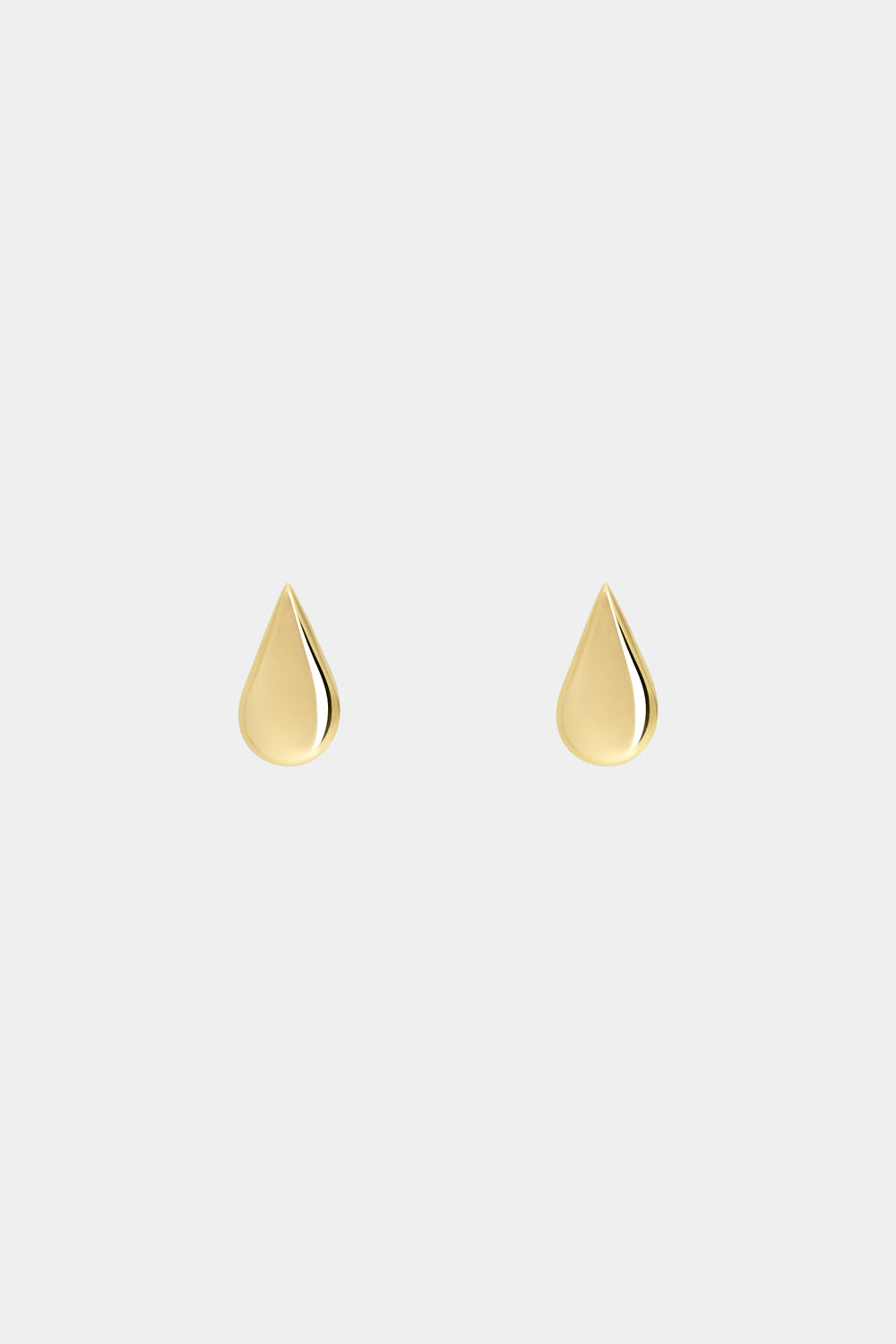 Pear Stud Earrings | 9K Yellow Gold