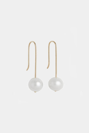 Stella Pearl Earrings | 9K Yellow Gold | Natasha Schweitzer