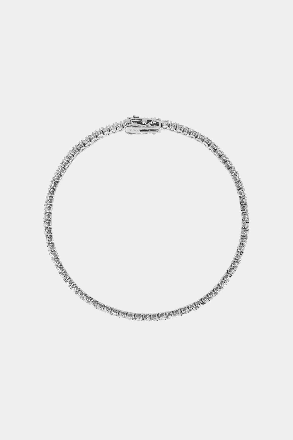Tennis Bracelet .02ct | 18K White Gold| Natasha Schweitzer
