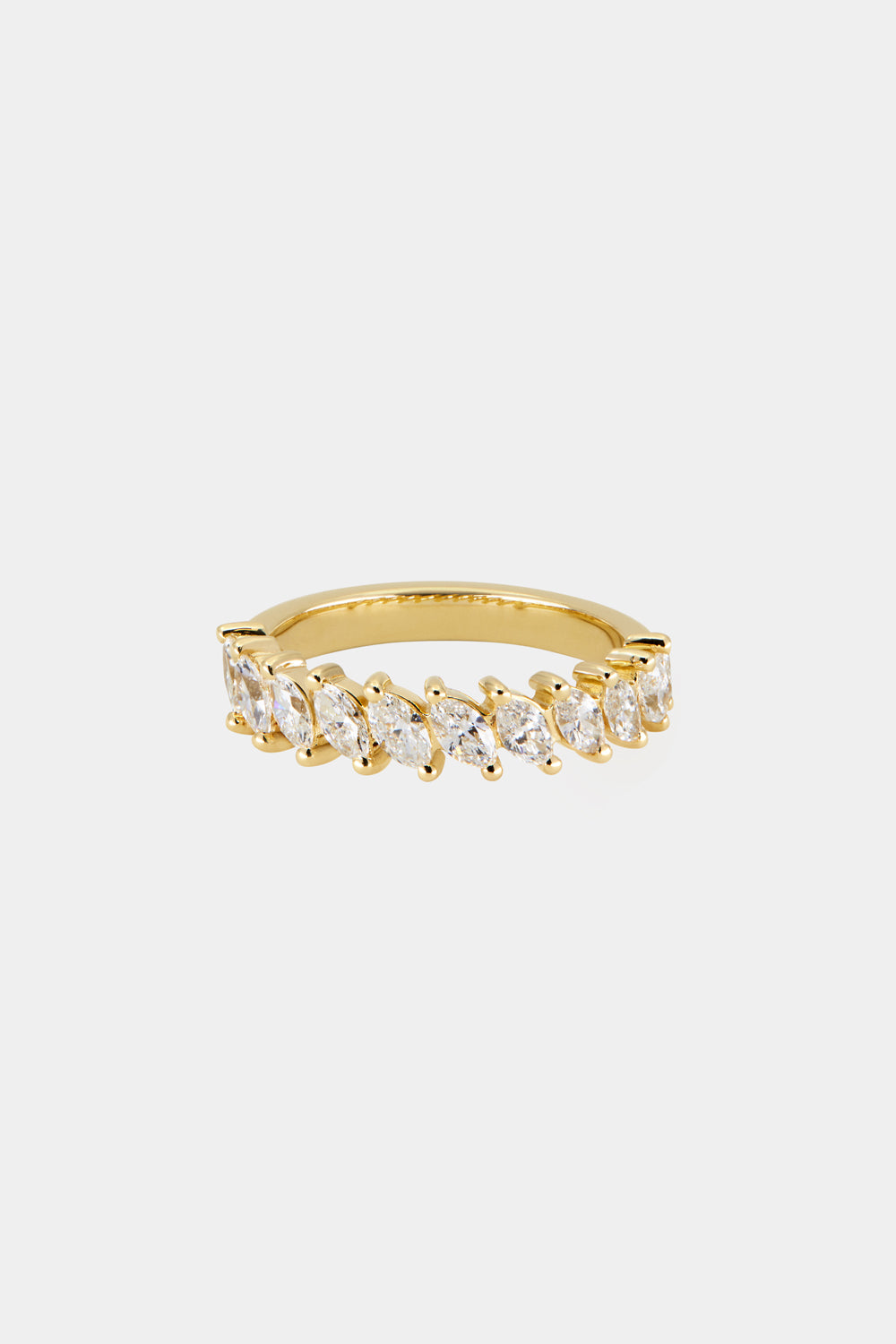 Violet Diamond Ring | 18K Yellow Gold